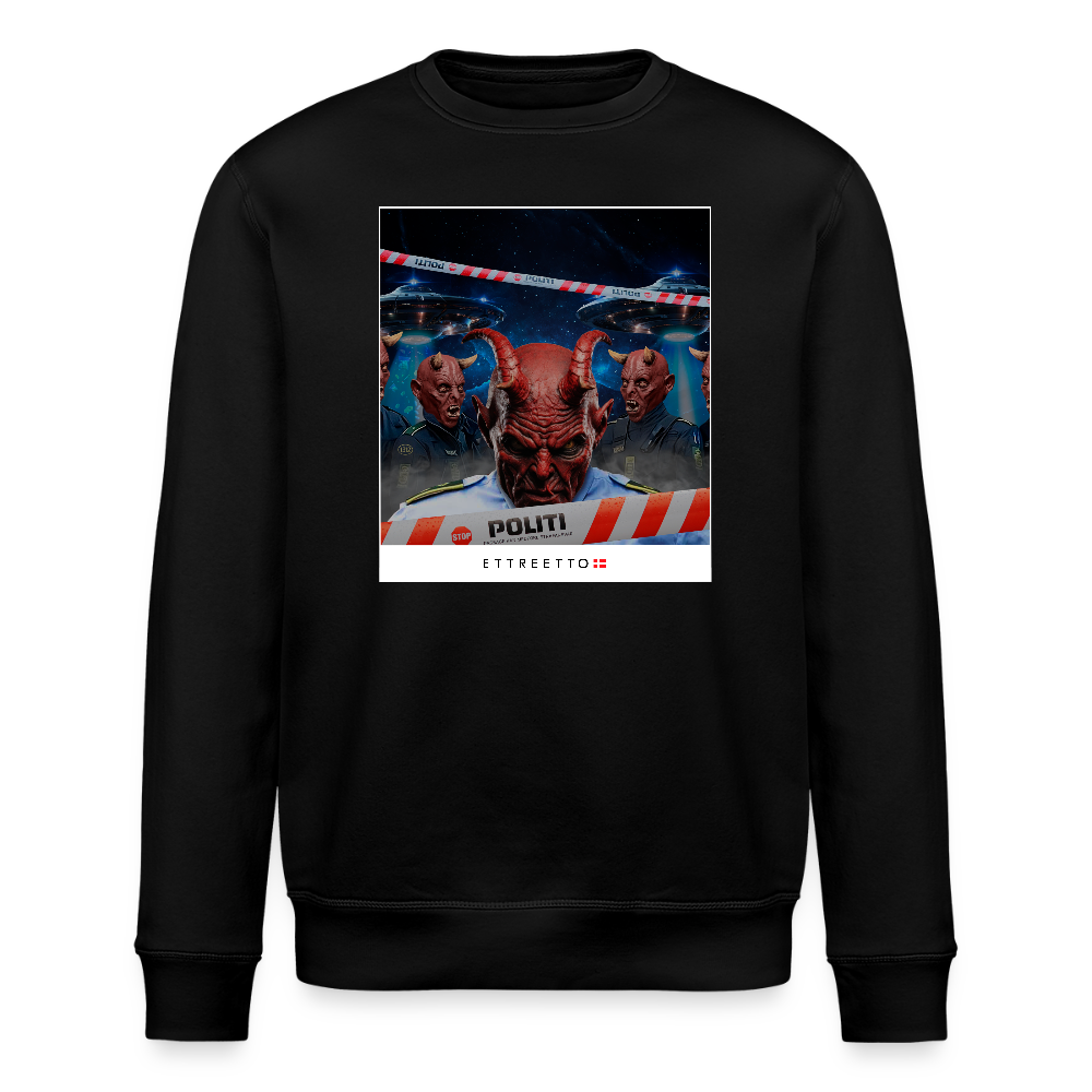 Organic Sweatshirt "666" - sort