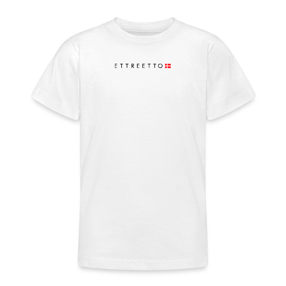 Teenager T-shirt - hvid