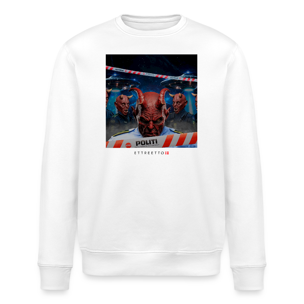 Organic Sweatshirt "666" - hvid