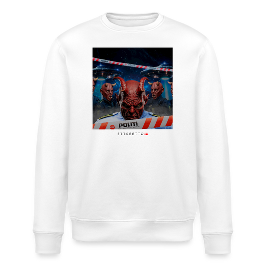Organic Sweatshirt "666" - hvid