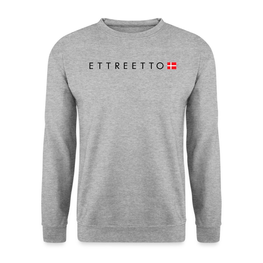 Unisex sweater - hvidgrå meleret