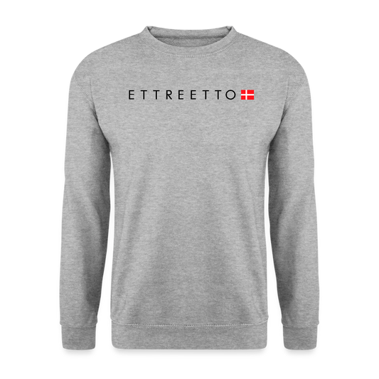Unisex sweater - hvidgrå meleret