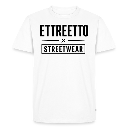 Premium T-Shirt "ET3ET2" - hvid